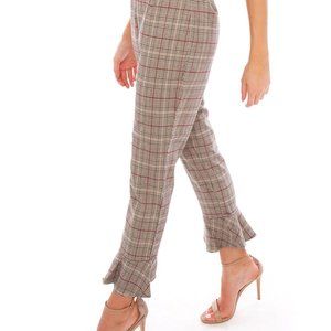 BB Dakota New Wave Ruffle Hem Dress Pants NWT